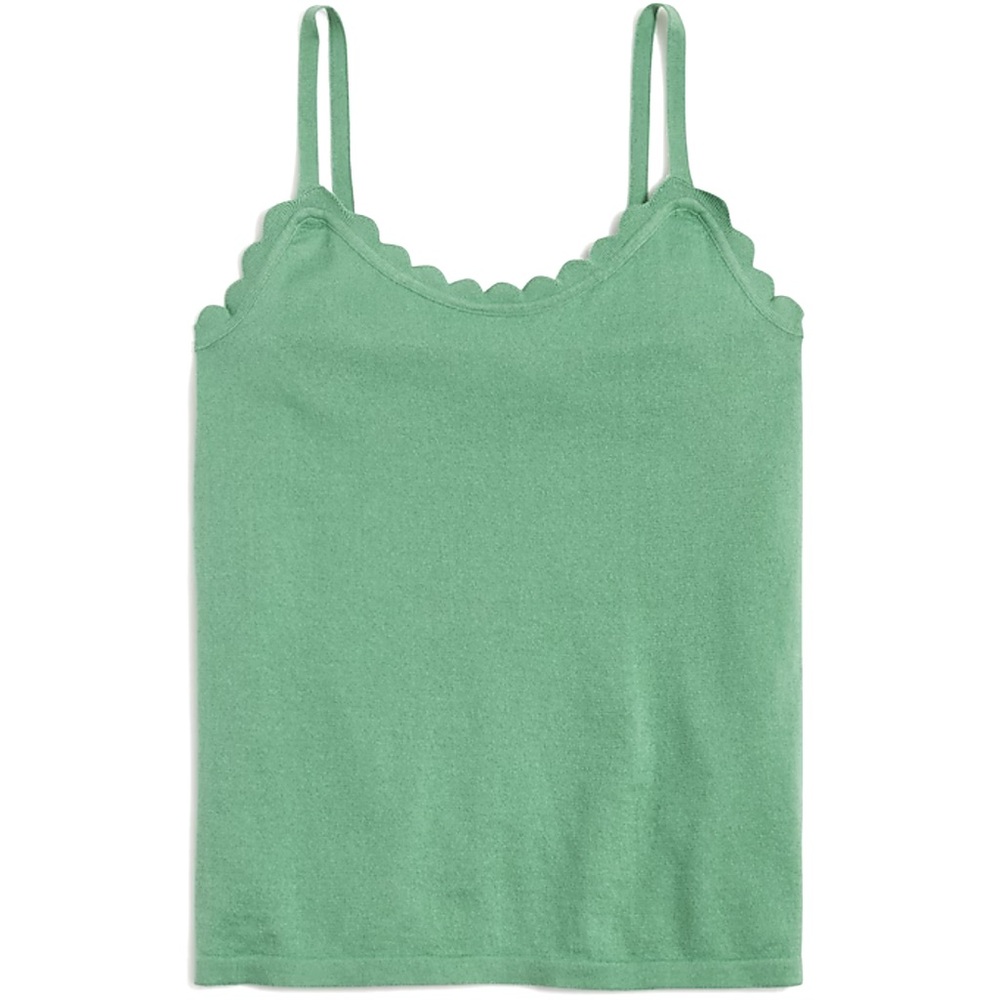 J Crew Scalloped Sweater Shell